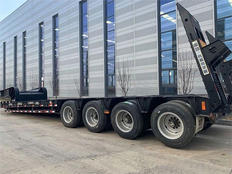 Heavy Duty Low Bed Semi Trailer for Sale