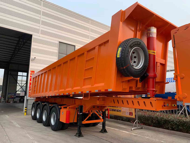 30-100 Tons Dump Semi Trailer for Sale