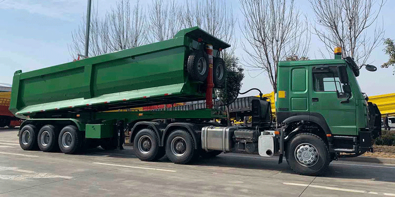 50 Ton Rear Dump Semi Trailer