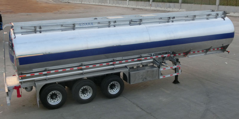 Aluminum Fuel Tanker Trailer for Sale