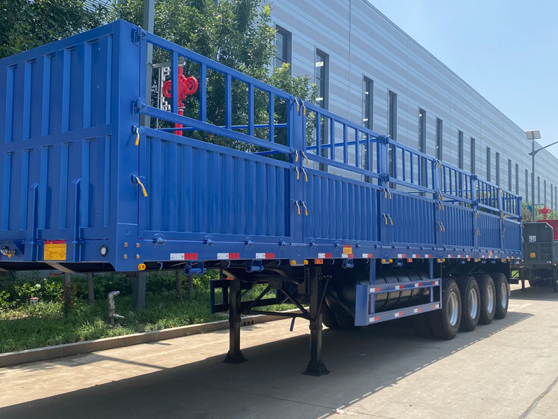 4 Axles 80 Ton Fence Semi Trailer for Sale