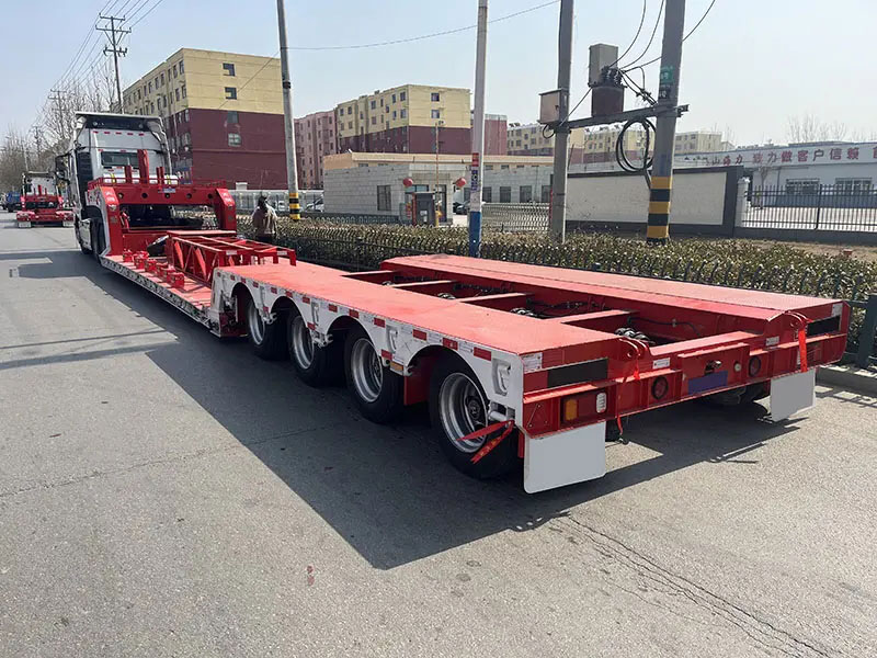 What is a ​lowbed trailer?