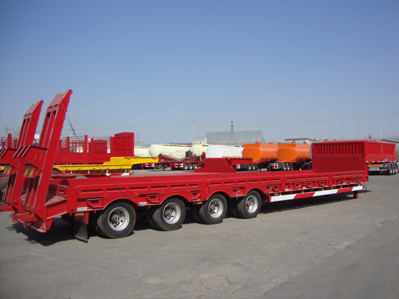 4 Axle 100 Ton Lowbed Trailer for Sale