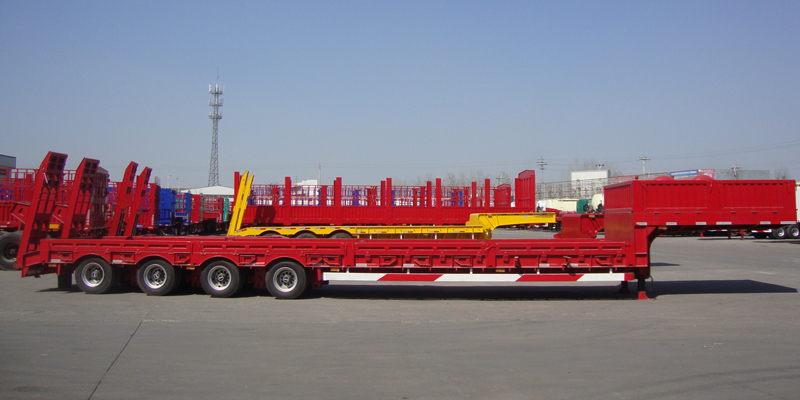 4 Axle 100 Ton Lowbed Trailer for Sale