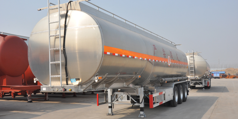 45,000 Liters Aluminum Fuel Tanker Trailer for Sale