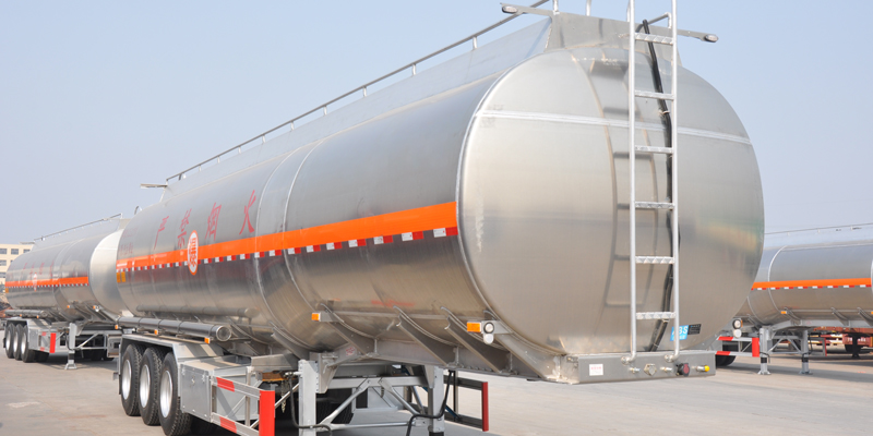 45000 Liters Aluminum Fuel Tanker Trailer for Sale