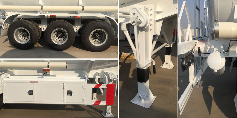 45000 Liters Aluminum Fuel Tanker Trailer for Sale