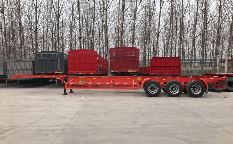 20/40/45ft Skeleton Semi Trailer for Sale