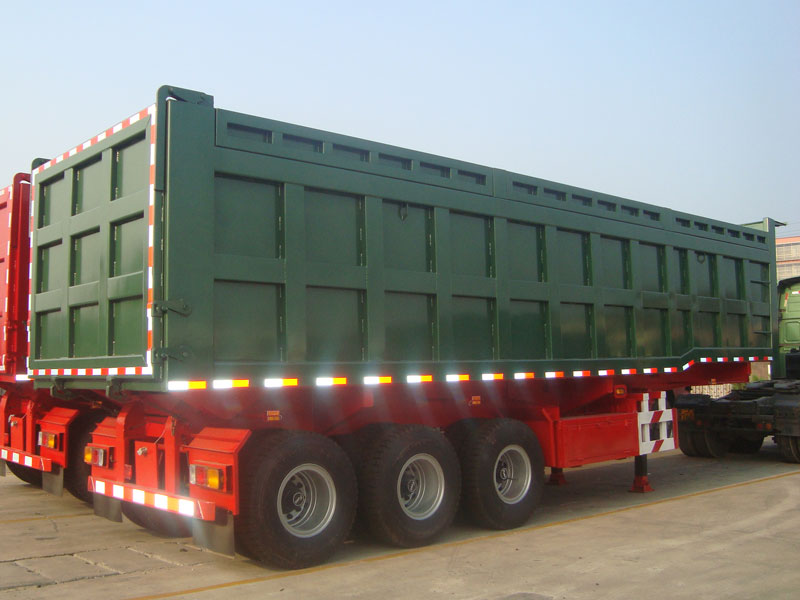 3 Axles Dump Semi Trailer for Sale