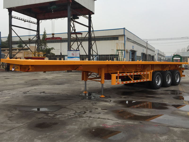 Container Flatbed Semi Trailer for Sale