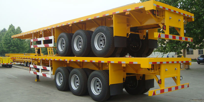 Container Flatbed Semi Trailer for Sale