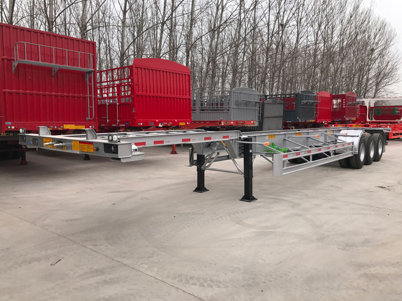 3 Axle 40ft Chassis Trailer for Sale