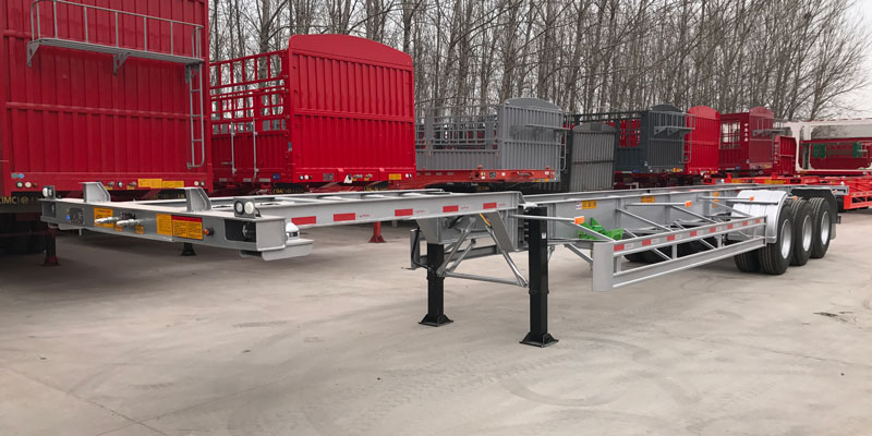 3 Axle 40ft Chassis Trailer for Sale