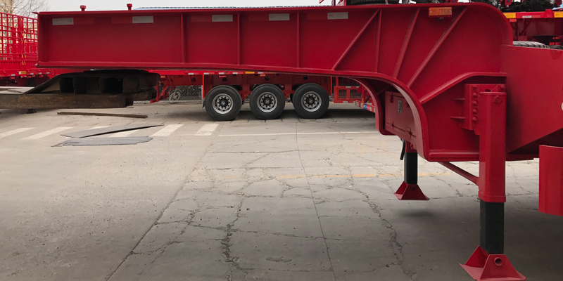 3 Axle 80 Ton Lowbed Semi Trailer for Sale