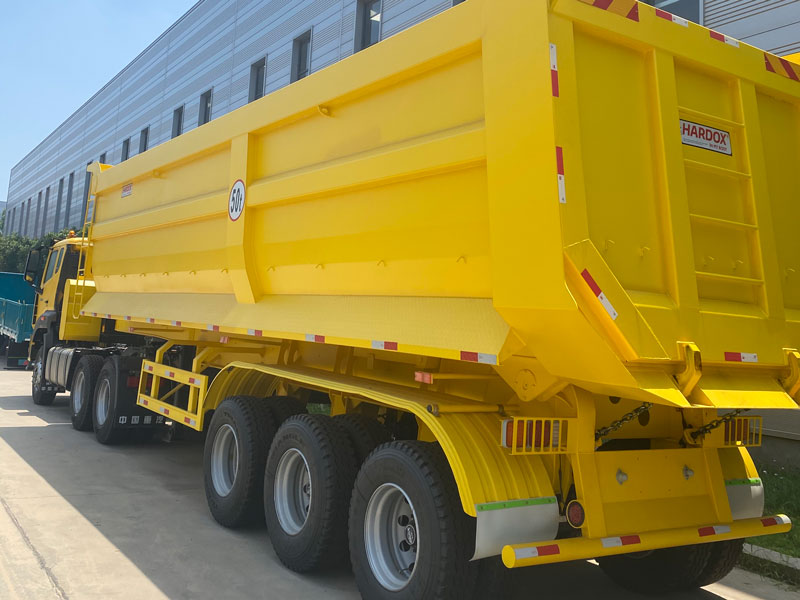 3 Axle 50 Ton Tipper Semi Trailer for Sale