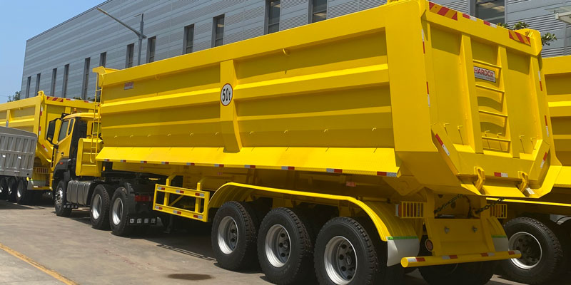 3 Axle 50 Ton Tipper Semi Trailer for Sale